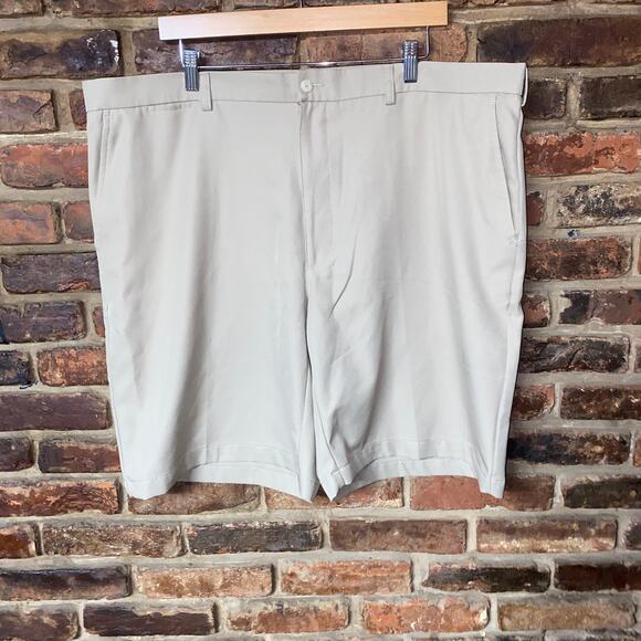 Ben Hogan Performance Tan Flat Front Chino Golf Shorts Men's Size 42 - Picture 1 of 4